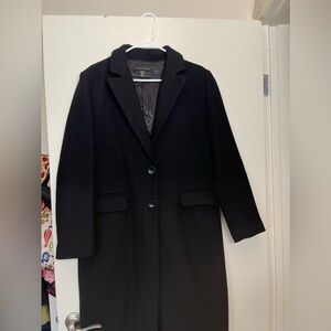 Black House of Harlow Wool Blend Coat